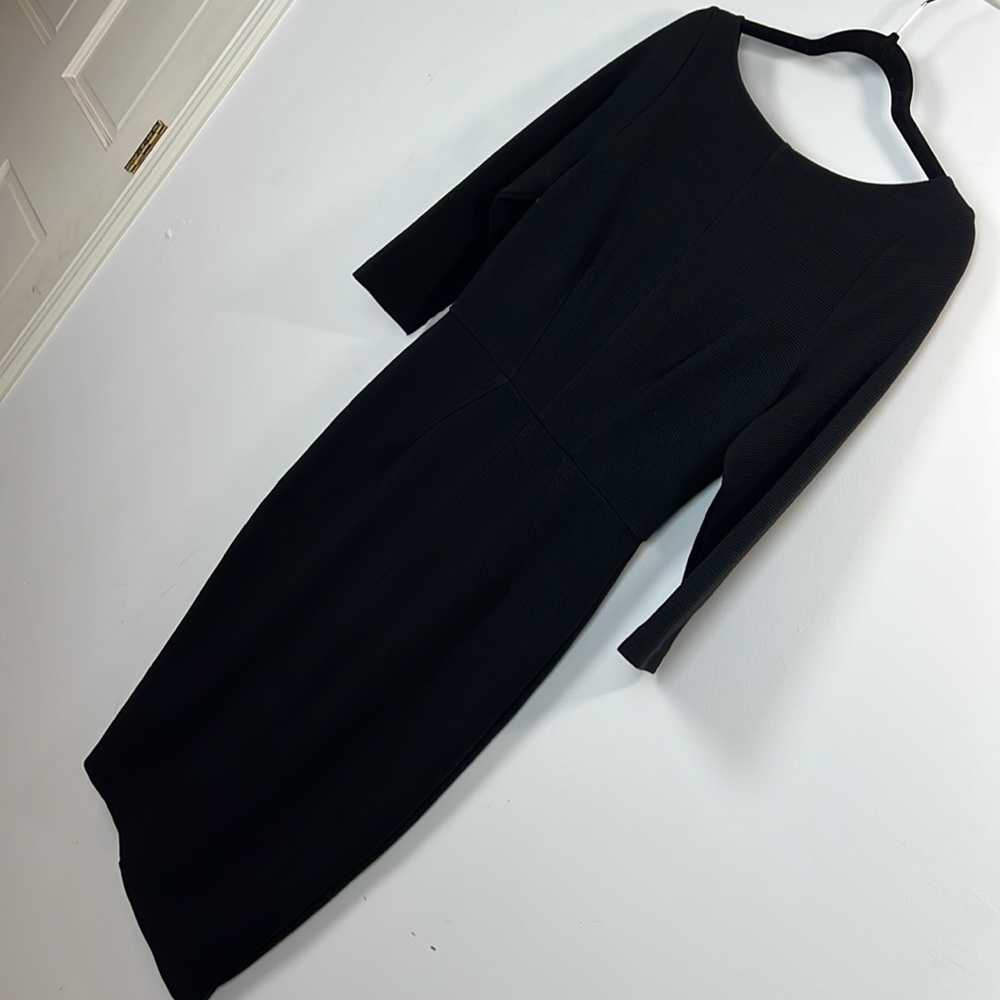 Boden Cornelia Ottoman Black Shift Dress Women’s Size 8L - Picture 6 of 16